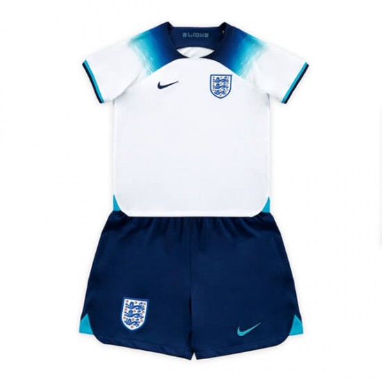 Günstige Fußball Trikotsatz England Kinder Heimtrikot 2022 Kurzarm
