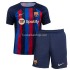 Günstige Fußball Trikotsatz FC Barcelona Kinder Heimtrikot 2022-2023 Kurzarm