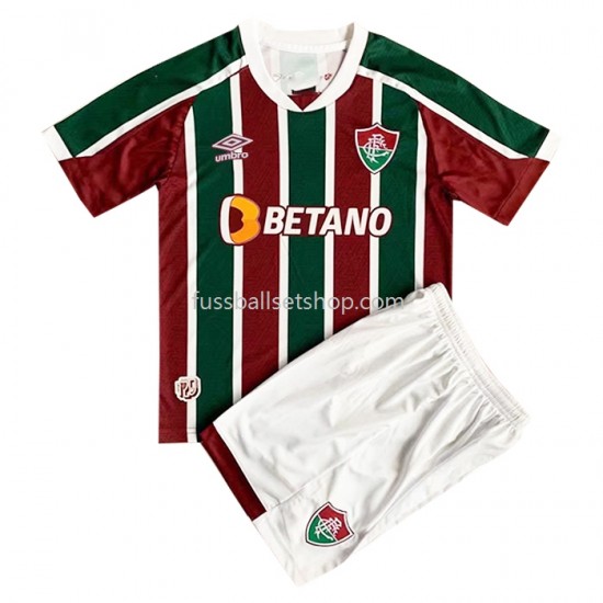 Günstige Fußball Trikotsatz Fluminense Kinder Heimtrikot 2022-2023 Kurzarm