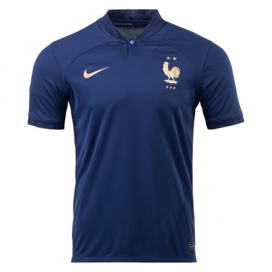 Günstige Fußball Trikotsatz Frankreich Heimtrikot 2022 Kurzarm