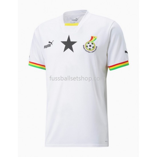 Günstige Fußball Trikotsatz Ghana Heimtrikot 2022 Kurzarm