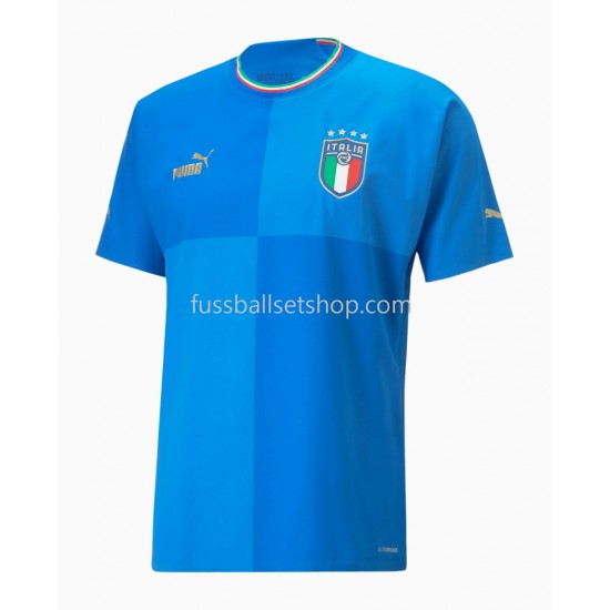 Günstige Fußball Trikotsatz Italien Heimtrikot 2022 Kurzarm