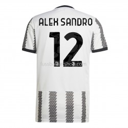 Günstige Fußball Trikotsatz Juventus Turin Alex Sandro 12 Heimtrikot 2022-2023 Kurzarm