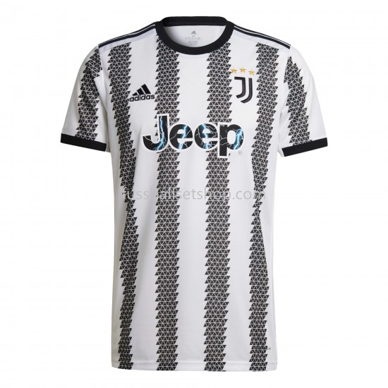 Günstige Fußball Trikotsatz Juventus Turin Heimtrikot 2022-2023 Kurzarm