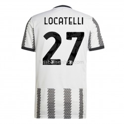 Günstige Fußball Trikotsatz Juventus Turin Locatelli 27 Heimtrikot 2022-2023 Kurzarm