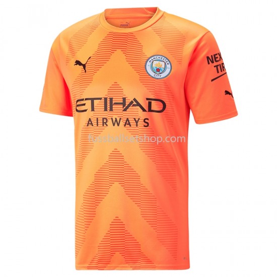 Günstige Fußball Trikotsatz Manchester City Torwart Ausweichtrikot 2022-2023 Kurzarm