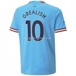 Günstige Fußball Trikotsatz Manchester City Grealish 10 Heimtrikot 2022-2023 Kurzarm