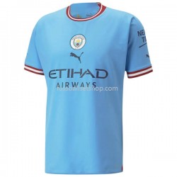 Günstige Fußball Trikotsatz Manchester City Heimtrikot 2022-2023 Kurzarm