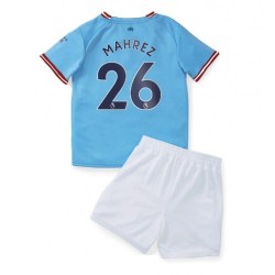 Günstige Fußball Trikotsatz Manchester City Mahrez 26 Kinder Heimtrikot 2022-2023 Kurzarm