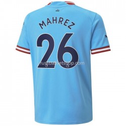 Günstige Fußball Trikotsatz Manchester City Mahrez 26 Heimtrikot 2022-2023 Kurzarm