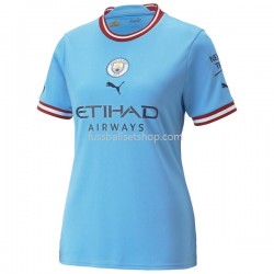Günstige Fußball Trikotsatz Manchester City Frauen Heimtrikot 2022-2023 Kurzarm