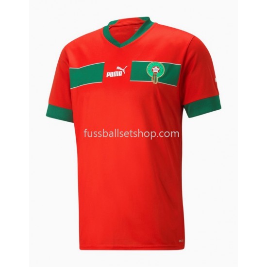 Günstige Fußball Trikotsatz Marokko Heimtrikot 2022 Kurzarm