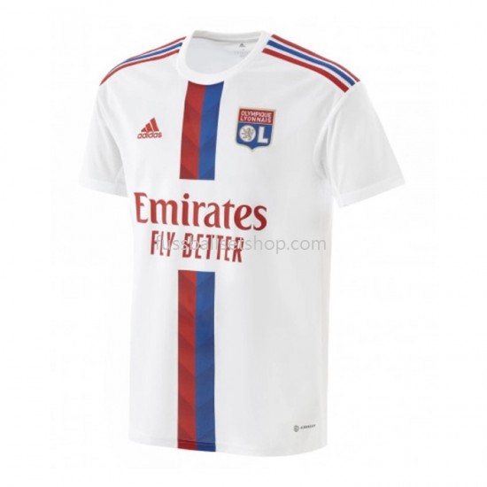 Günstige Fußball Trikotsatz Olympique Lyonnais Heimtrikot 2022-2023 Kurzarm