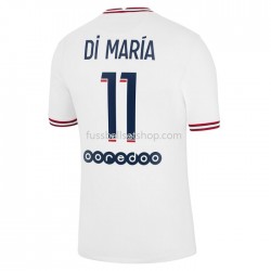 Günstige Fußball Trikotsatz Paris Saint-Germain Di Maria 11 Viertestrikot 2021-2022 Kurzarm