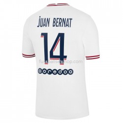 Günstige Fußball Trikotsatz Paris Saint-Germain Juan Bernat 14 Viertestrikot 2021-2022 Kurzarm