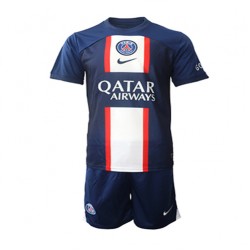 Günstige Fußball Trikotsatz Paris Saint-Germain Kinder Heimtrikot 2022-2023 Kurzarm