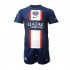 Günstige Fußball Trikotsatz Paris Saint-Germain Kinder Heimtrikot 2022-2023 Kurzarm
