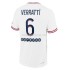 Günstige Fußball Trikotsatz Paris Saint-Germain Marco Verratti 6 Viertestrikot 2021-2022 Kurzarm