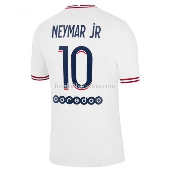 Günstige Fußball Trikotsatz Paris Saint-Germain Neymar Jr 10 Viertestrikot 2021-2022 Kurzarm