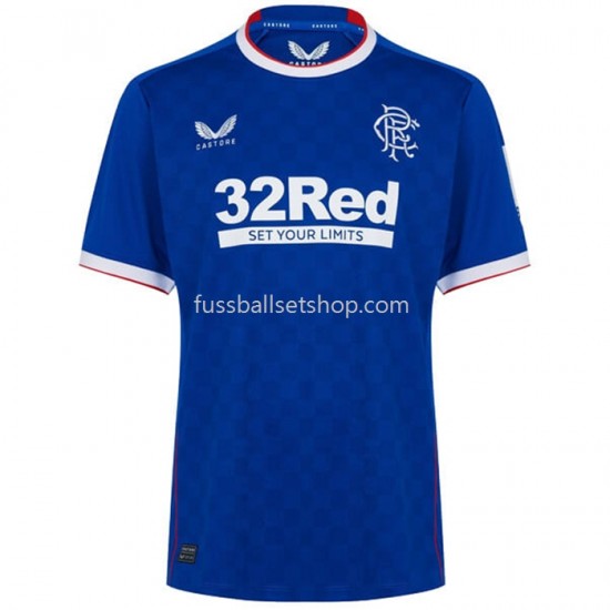 Günstige Fußball Trikotsatz Rangers Heimtrikot 2022-2023 Kurzarm
