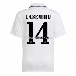 Günstige Fußball Trikotsatz Real Madrid Casemiro 14 Heimtrikot 2022-2023 Kurzarm