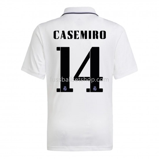 Günstige Fußball Trikotsatz Real Madrid Casemiro 14 Heimtrikot 2022-2023 Kurzarm