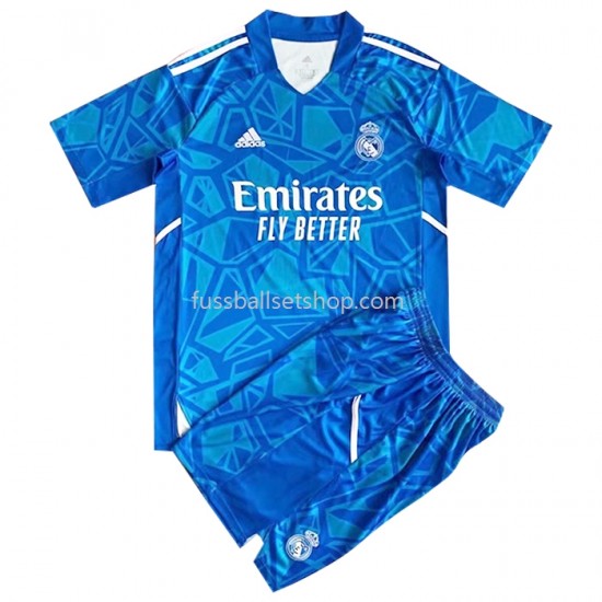 Günstige Fußball Trikotsatz Real Madrid Torwart Kinder Heimtrikot 2022-2023 Kurzarm