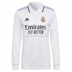 Günstige Fußball Trikotsatz Real Madrid Heimtrikot 2022-2023 Langarm