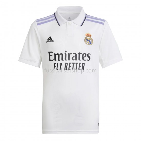 Günstige Fußball Trikotsatz Real Madrid Heimtrikot 2022-2023 Kurzarm