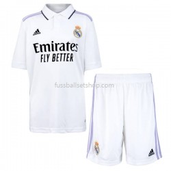 Günstige Fußball Trikotsatz Real Madrid Kinder Heimtrikot 2022-2023 Kurzarm