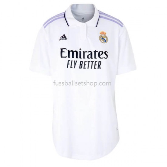 Günstige Fußball Trikotsatz Real Madrid Frauen Heimtrikot 2022-2023 Kurzarm