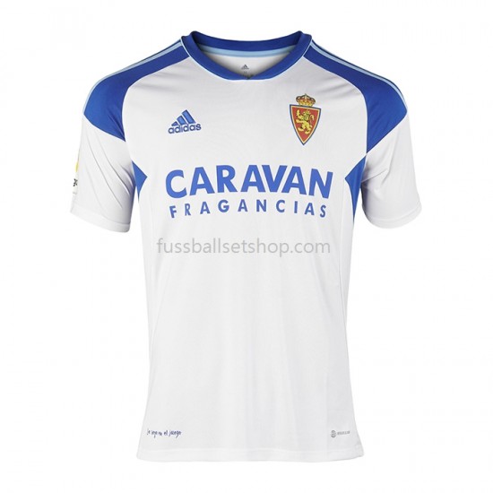 Günstige Fußball Trikotsatz Real Zaragoza Heimtrikot 2022-2023 Kurzarm