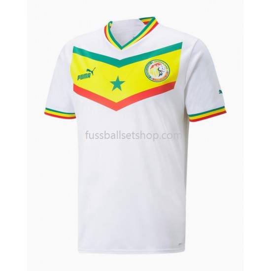Günstige Fußball Trikotsatz Senegal Heimtrikot 2022 Kurzarm
