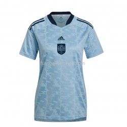 Günstige Fußball Trikotsatz Spanien Frauen Auswärtstrikot 2022 Kurzarm