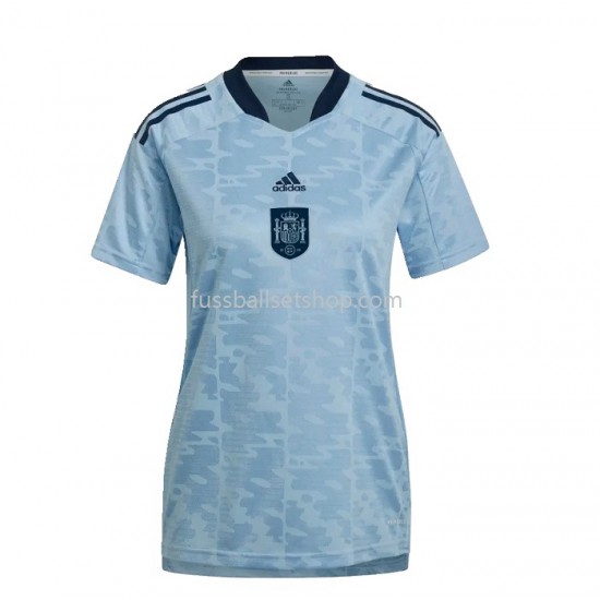 Günstige Fußball Trikotsatz Spanien Frauen Auswärtstrikot 2022 Kurzarm