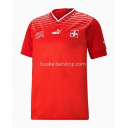 Günstige Fußball Trikotsatz Schweiz Heimtrikot 2022 Kurzarm