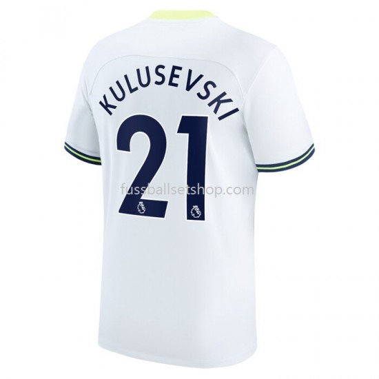 Günstige Fußball Trikotsatz Tottenham Hotspur Dejan Kulusevski 21 Heimtrikot 2022-2023 Kurzarm