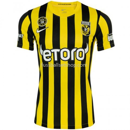 Günstige Fußball Trikotsatz Vitesse Heimtrikot 2022-2023 Kurzarm