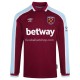 Günstige Fußball Trikotsatz West Ham United Heimtrikot 2021-2022 Langarm