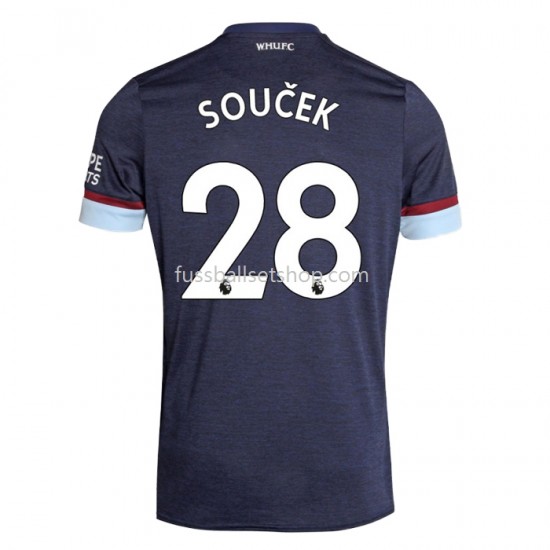 Günstige Fußball Trikotsatz West Ham United Tomas Ausweichtrikot 2021-2022 Kurzarm