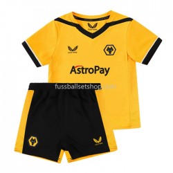 Günstige Fußball Trikotsatz Wolverhampton Wanderers Kinder Heimtrikot 2022-2023 Kurzarm