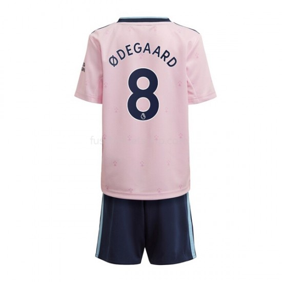Günstige Fußball Trikotsatz Arsenal Odegaard 8 Kinder Ausweichtrikot 2022-2023 Kurzarm