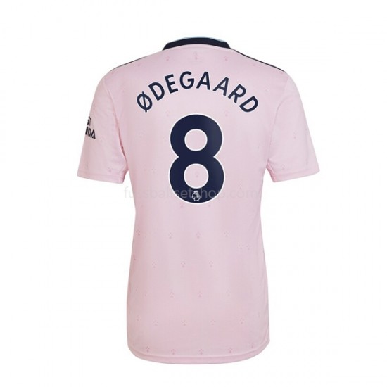 Günstige Fußball Trikotsatz Arsenal Odegaard 8 Herren Ausweichtrikot 2022-2023 Kurzarm