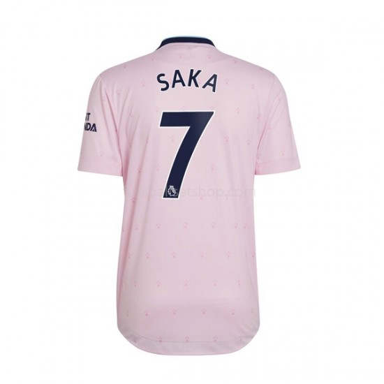 Günstige Fußball Trikotsatz Arsenal Saka 7 Herren Ausweichtrikot 2022-2023 Kurzarm