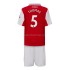 Günstige Fußball Trikotsatz Arsenal Thomas Partey 5 Kinder Heimtrikot 2022-2023 Kurzarm