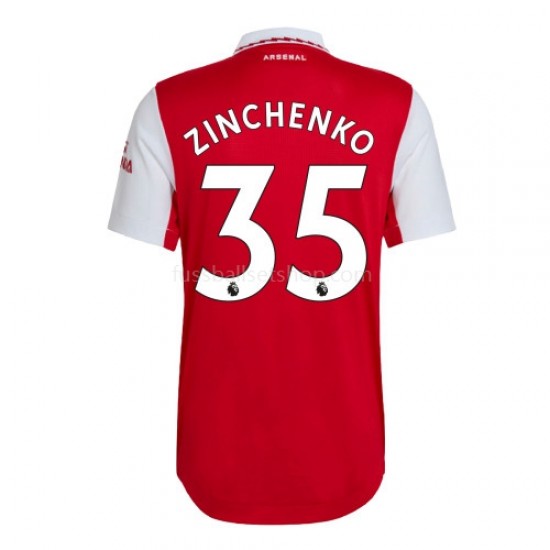 Günstige Fußball Trikotsatz Arsenal Zinchenko 35 Herren Heimtrikot 2022-2023 Kurzarm