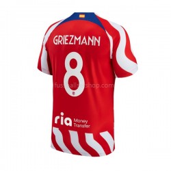 Günstige Fußball Trikotsatz Atlético Madrid Antoine Griezmann 8 Herren Heimtrikot 2022-2023 Kurzarm