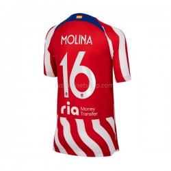Günstige Fußball Trikotsatz Atlético Madrid Nahuel Molina 16 Herren Heimtrikot 2022-2023 Kurzarm