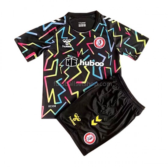 Günstige Fußball Trikotsatz Bristol City Torwart Kinder Heimtrikot 2022-2023 Kurzarm