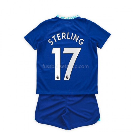 Günstige Fußball Trikotsatz Chelsea Raheem Sterling 17 Kinder Heimtrikot 2022-2023 Kurzarm